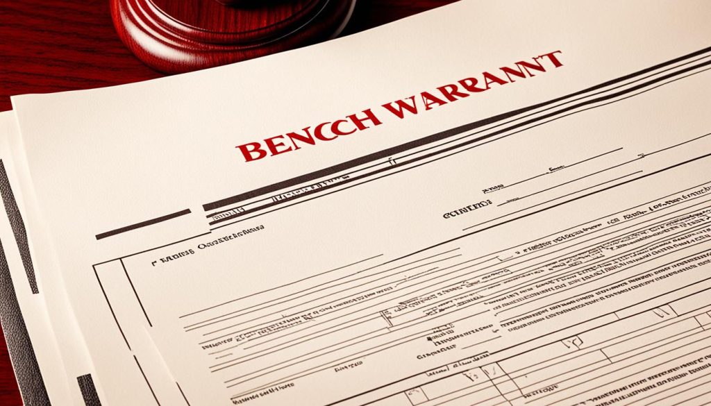 bench warrant, legal steps, criminal case